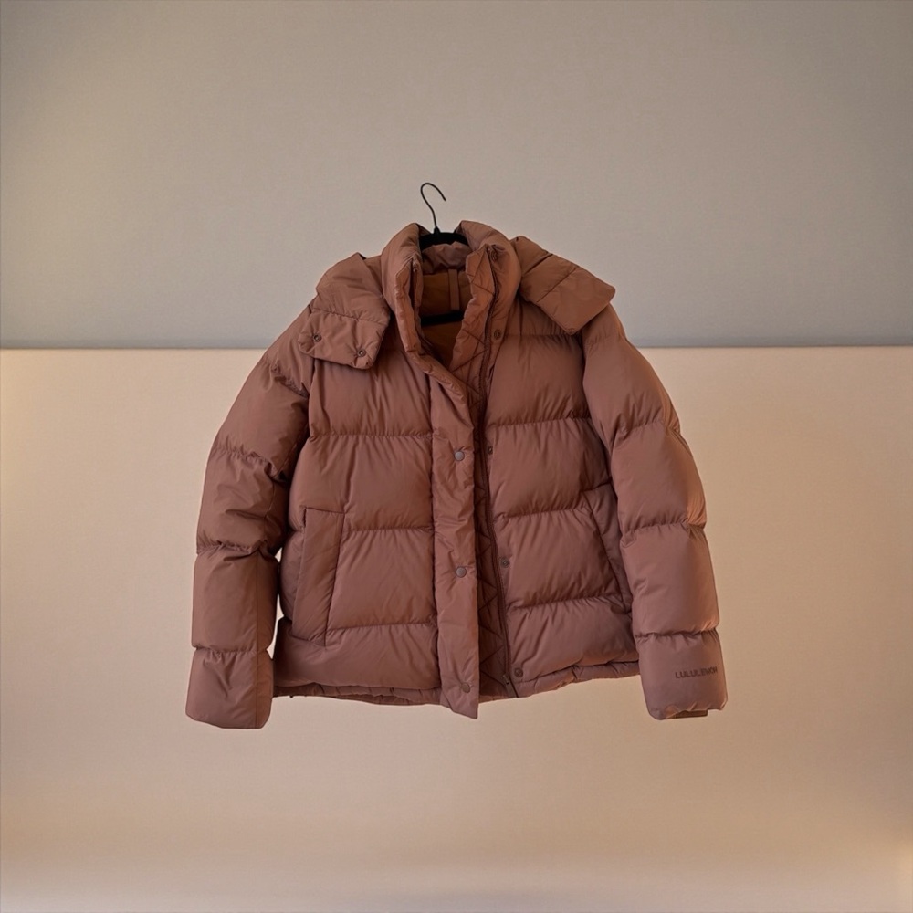 Lululemon Women’s Wunder Puff 600-Down-Fill Hooded Jacket - Brown - size 8 - Picture 6 of 7
